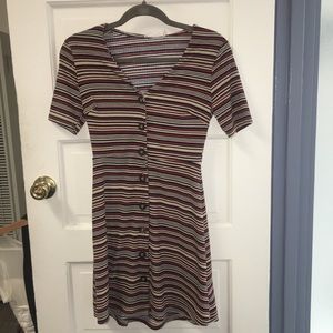Striped Button Up Dress NWT - MOVE OUT SALE